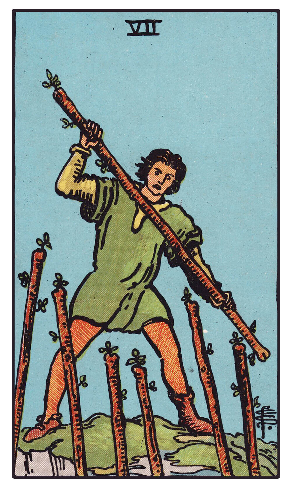 Seven of Wands