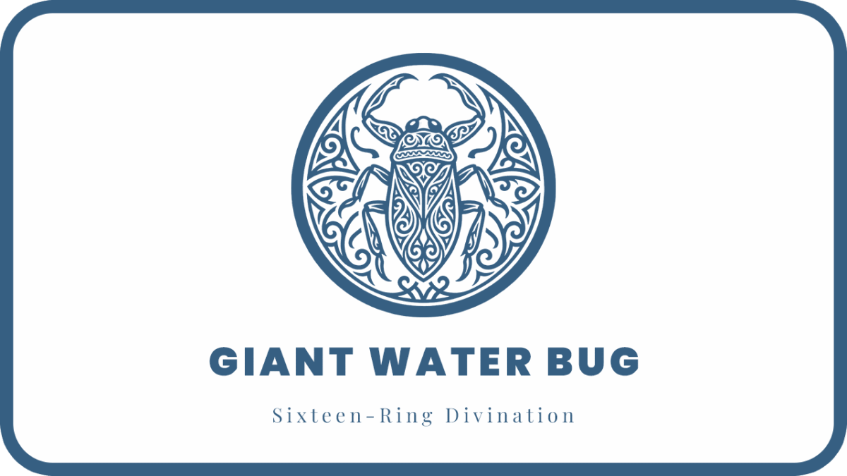 GIANT WATER BUG Type: Basic Personality | Sixteen-Ring Divination