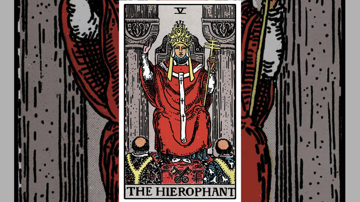 The Hierophant Tarot Card Meaning: Upright, Reversed, Love & Career