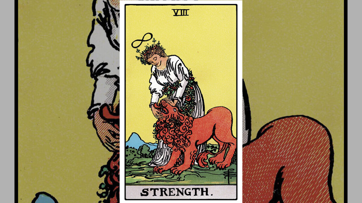 Strength Tarot Card Meaning: Upright, Reversed, Love & Career