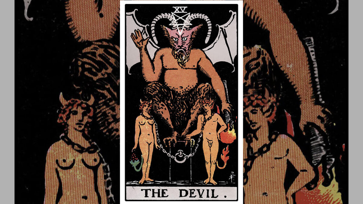 The Devil Tarot Card Meaning: Upright, Reversed, Love & Career