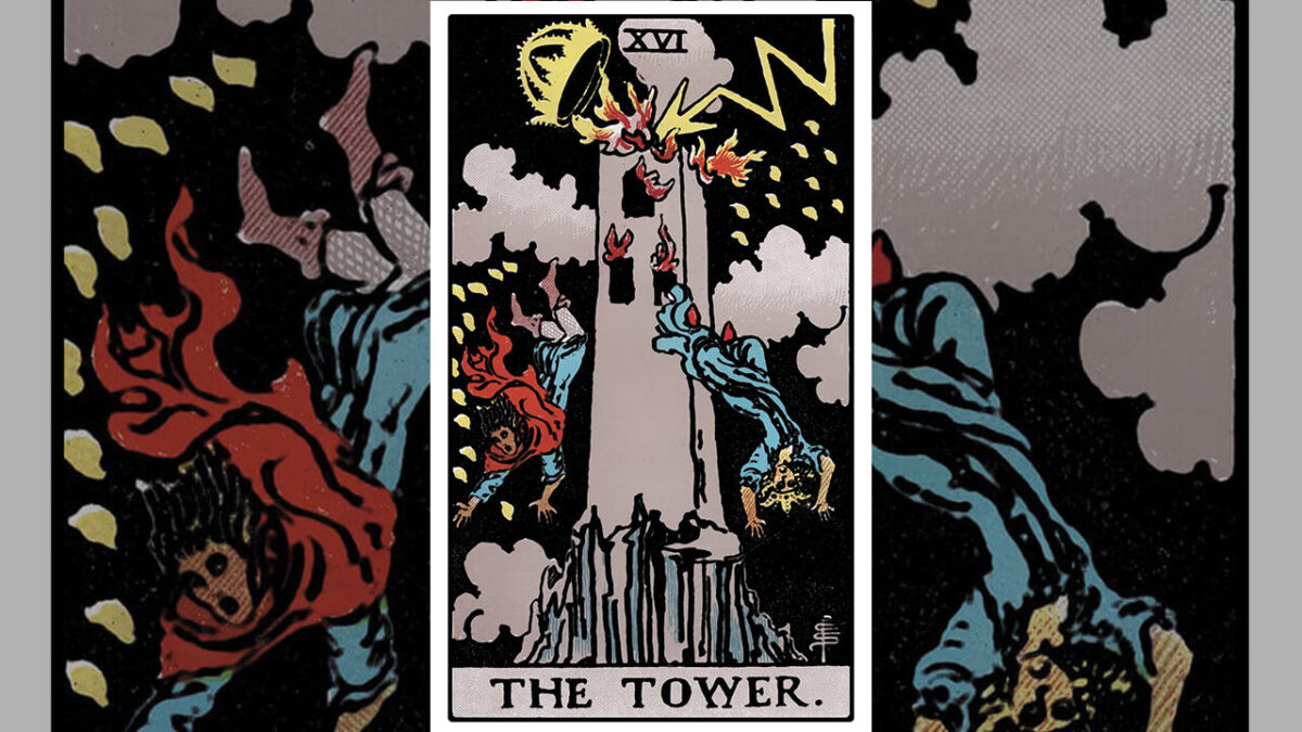 The Tower Tarot Card Meaning: Upright, Reversed, Love & Career