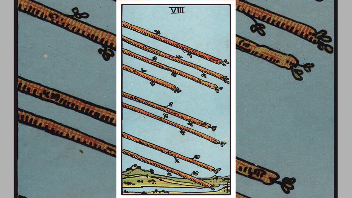 Eight of Wands Tarot Card Meaning: Upright, Reversed, Love & Career