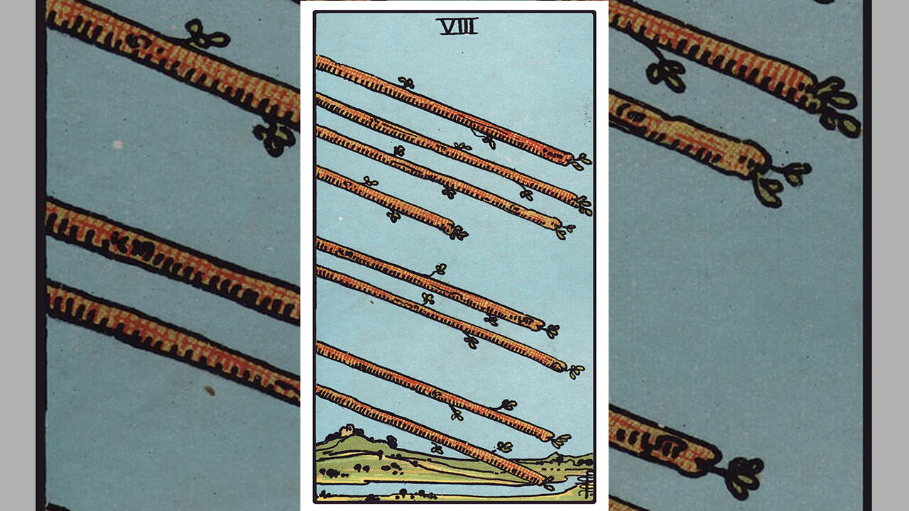 Eight of Wands Tarot Card Meaning: Upright, Reversed, Love & Career