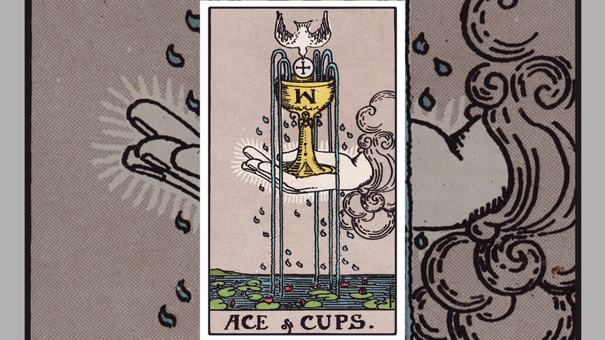 Ace of Cups Tarot Card Meaning: Upright, Reversed, Love & Career