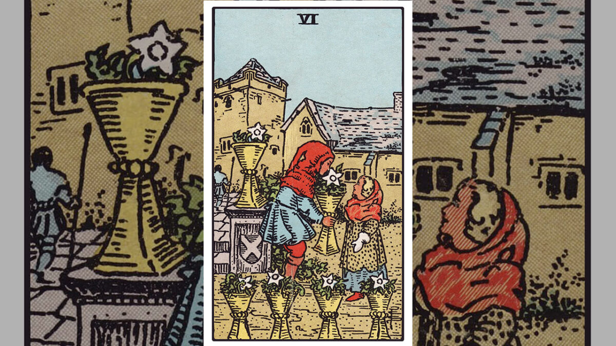 Six of Cups Tarot Card Meaning: Upright, Reversed, Love & Career