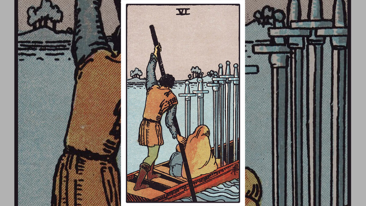Six of Swords Tarot Card Meaning: Upright, Reversed, Love & Career