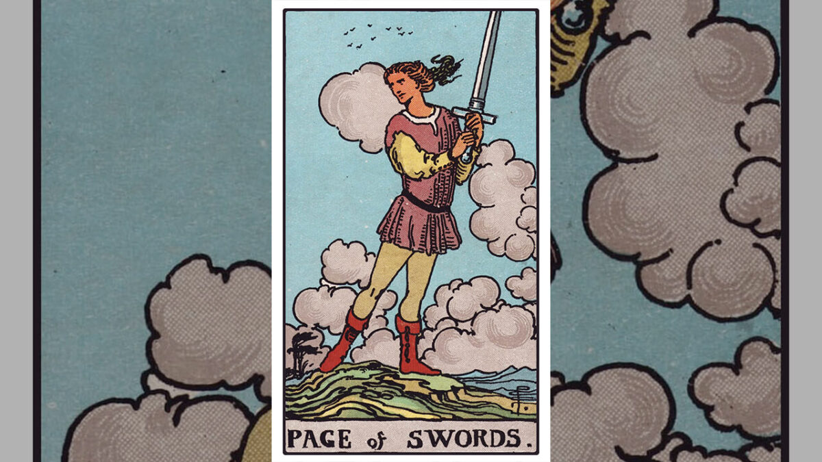 Page of Swords Tarot Card Meaning: Upright, Reversed, Love & Career
