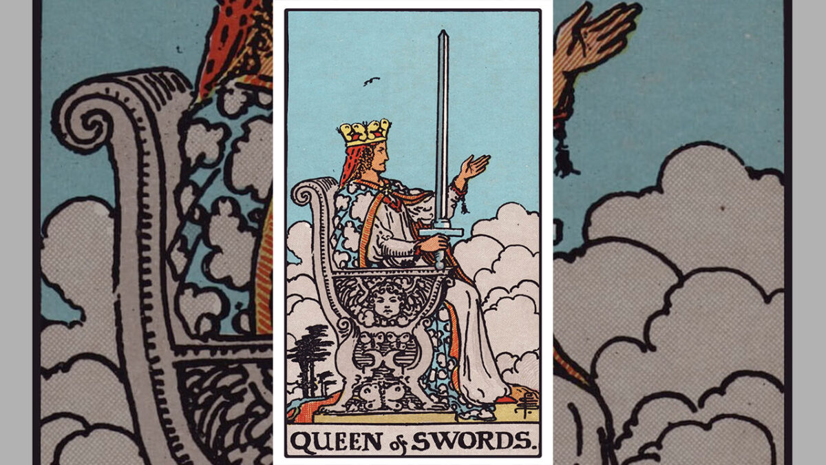 Queen of Swords Tarot Card Meaning: Upright, Reversed, Love & Career
