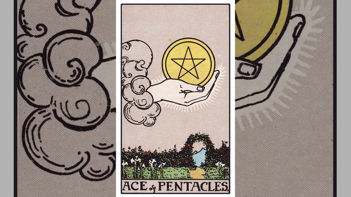 Ace of Pentacles Tarot Card Meaning: Upright, Reversed, Love & Career