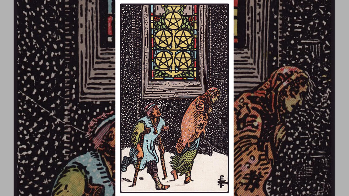 Five of Pentacles Tarot Card Meaning: Upright, Reversed, Love & Career