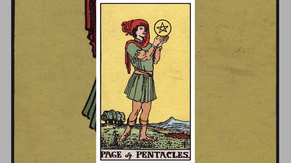Page of Pentacles Tarot Card Meaning: Upright, Reversed, Love & Career