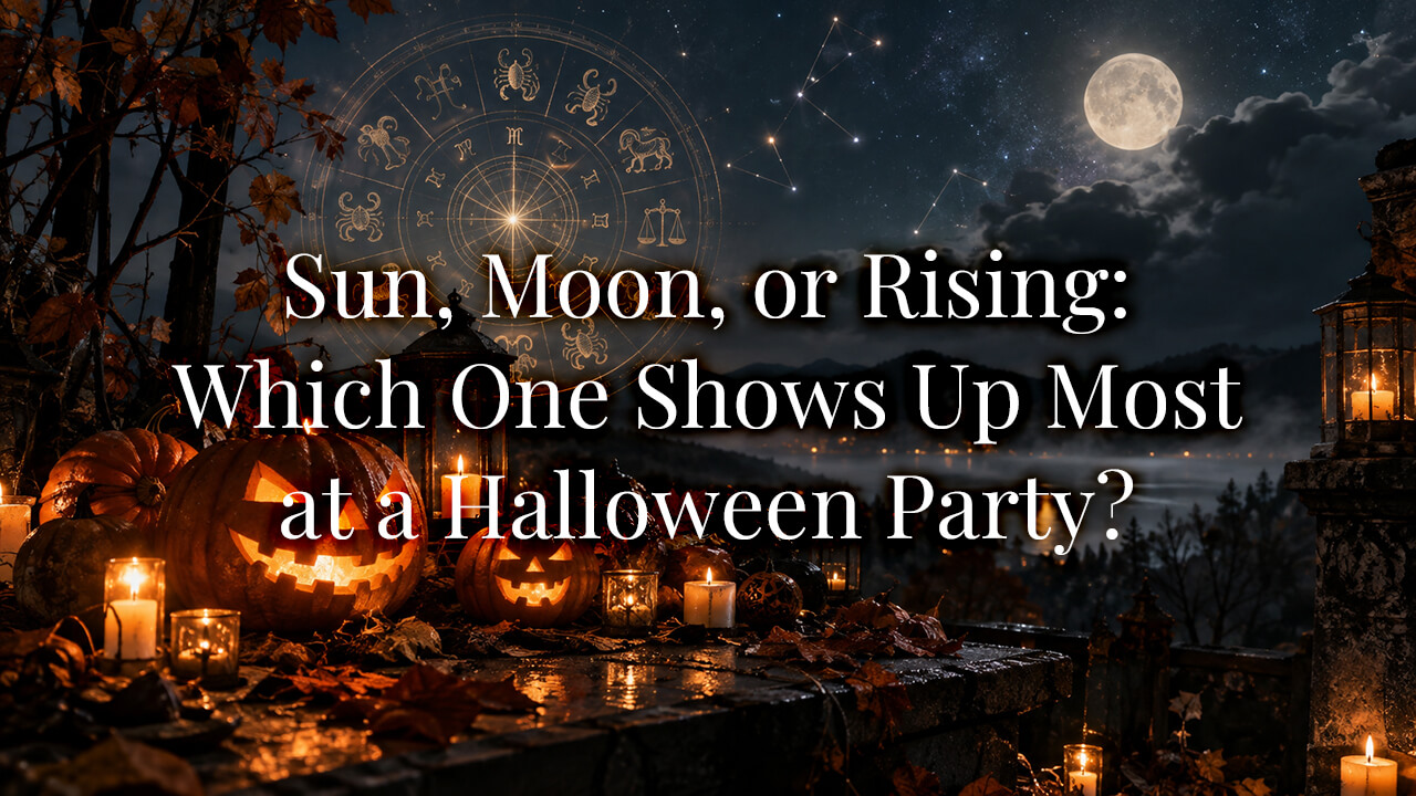 Sun, Moon, or Rising: Which One Shows Up Most at a Halloween Party?