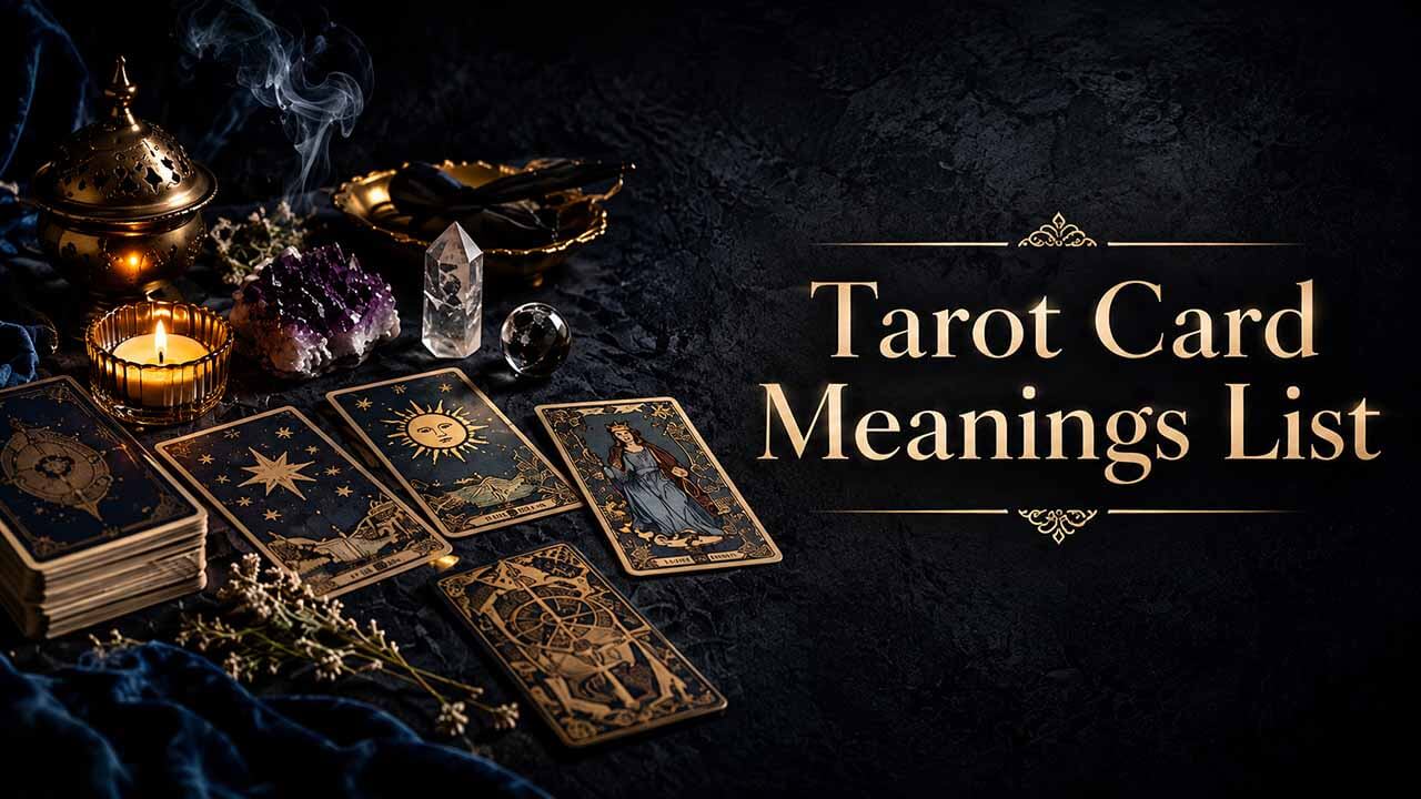 Tarot Card Meanings List